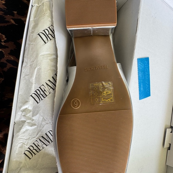 Dream Pairs Metallic Slingback Heels - Picture 3 of 5